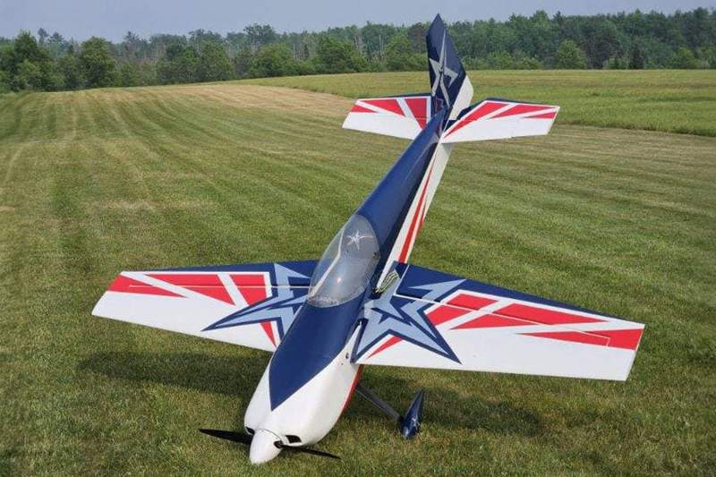 AJ Aircraft 51" Slick 540 ARF - red/blue AJ0006RB